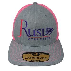Rush Athletics Snapback Mesh Back Trucker Hat Multi One Size Cambridge